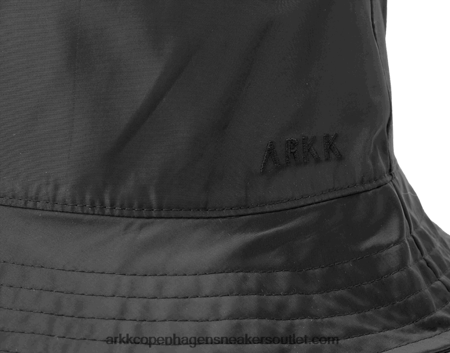 Z8HT4P276 ARKK Copenhagen νάιλον καπέλο κουβά μαύρος