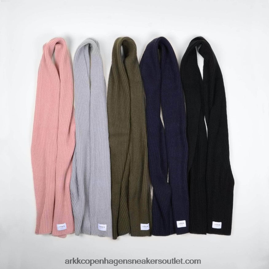 Z8HT4P266 ARKK Copenhagen κλασικό κασκόλ μεσάνυχτα