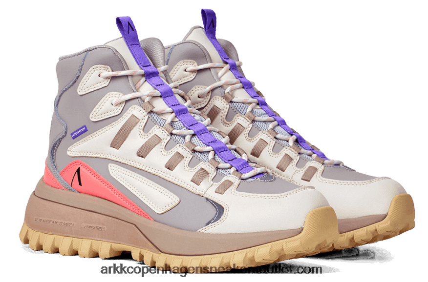 Z8HT4P152 ARKK Copenhagen apaze hightop δερμάτινο hl t-s19 τέφρα άμμου γυναίκες