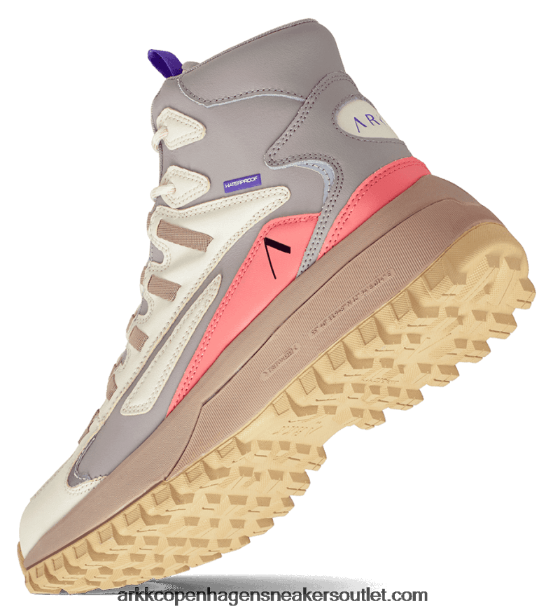 Z8HT4P152 ARKK Copenhagen apaze hightop δερμάτινο hl t-s19 τέφρα άμμου γυναίκες