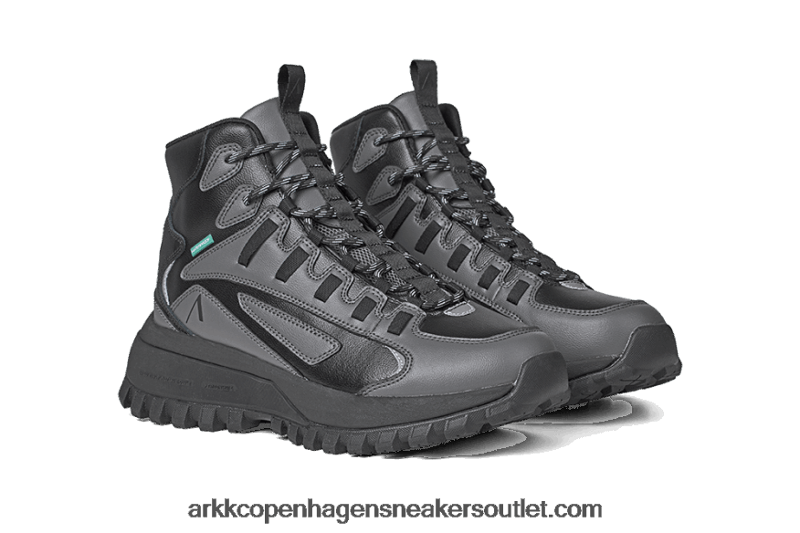 Z8HT4P163 ARKK Copenhagen apaze hightop δερμάτινο hl t-s19 μαύρο castlerock γυναίκες