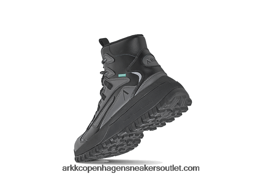 Z8HT4P163 ARKK Copenhagen apaze hightop δερμάτινο hl t-s19 μαύρο castlerock γυναίκες