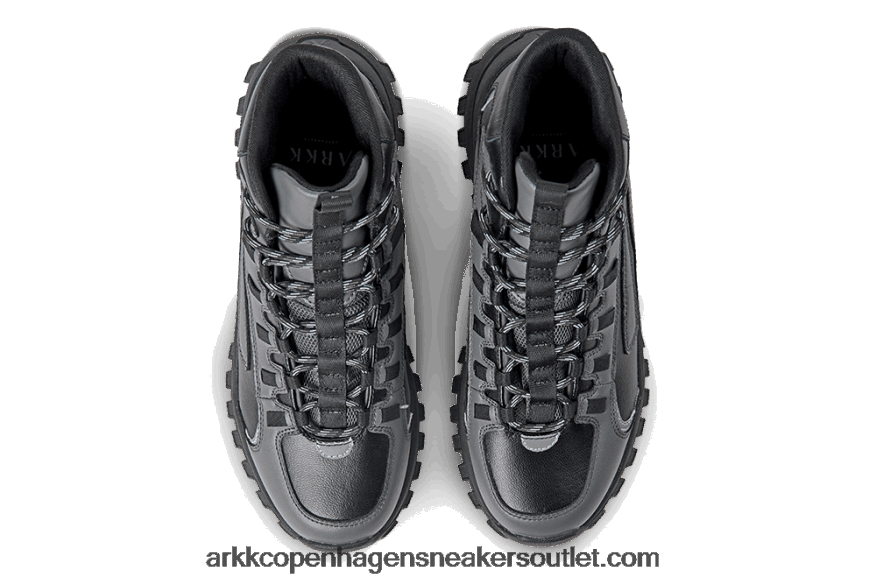 Z8HT4P163 ARKK Copenhagen apaze hightop δερμάτινο hl t-s19 μαύρο castlerock γυναίκες