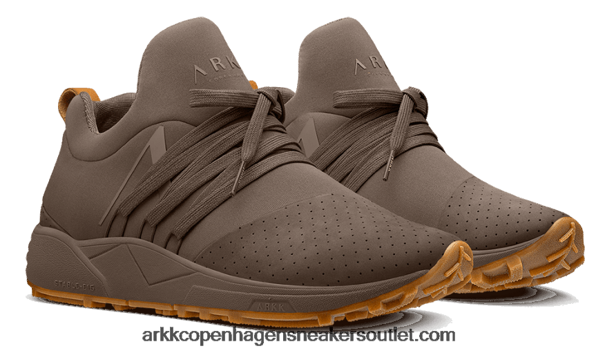 Z8HT4P175 ARKK Copenhagen κοράκι nubuck s-e15 vibram φλοιός πεύκου καφέ κόμμι γυναίκες