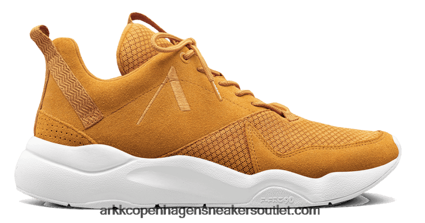Z8HT4P207 ARKK Copenhagen asymtrix suede 3.0 f-pro90 μουστάρδα γυναίκες