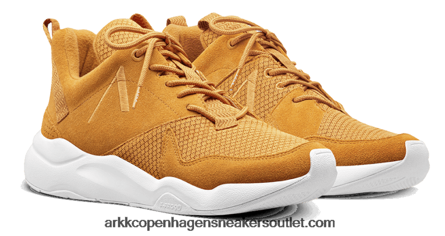 Z8HT4P207 ARKK Copenhagen asymtrix suede 3.0 f-pro90 μουστάρδα γυναίκες