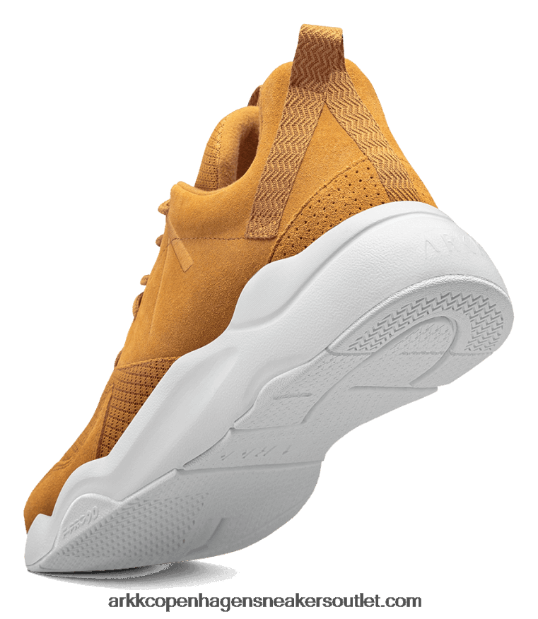 Z8HT4P207 ARKK Copenhagen asymtrix suede 3.0 f-pro90 μουστάρδα γυναίκες