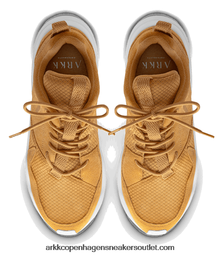 Z8HT4P207 ARKK Copenhagen asymtrix suede 3.0 f-pro90 μουστάρδα γυναίκες