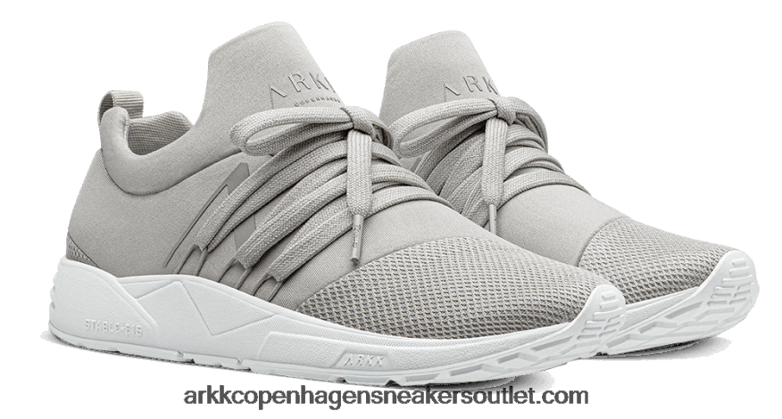 Z8HT4P213 ARKK Copenhagen raven mesh κατοικίδιο ζώο s-e15 γκρι λευκό γυναίκες