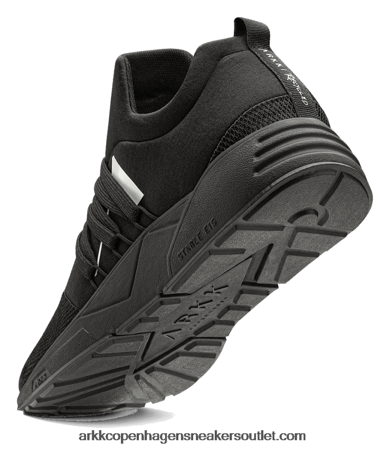 Z8HT4P103 ARKK Copenhagen raven mesh κατοικίδιο ζώο s-e15 όλα μαύρα άσπρα άνδρες