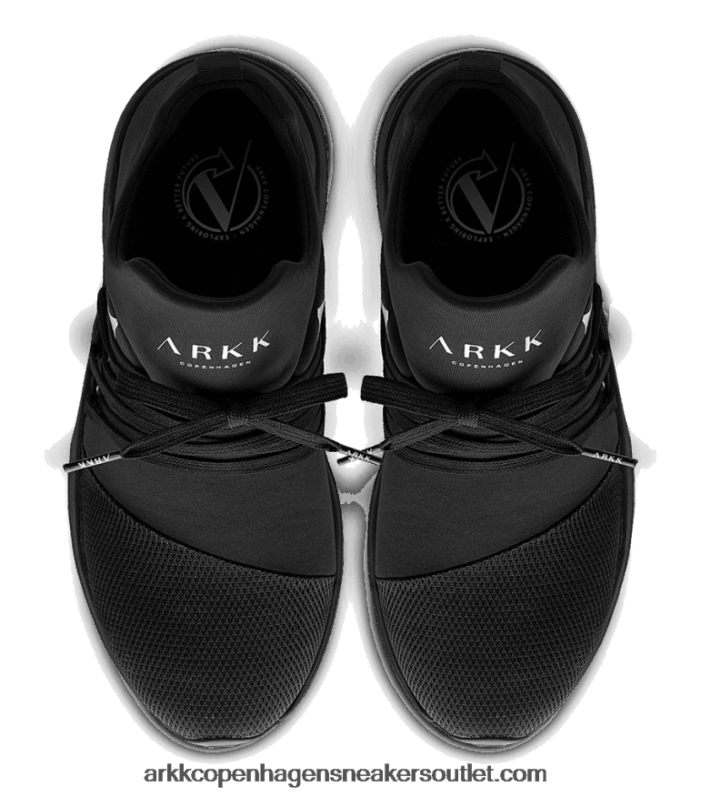 Z8HT4P103 ARKK Copenhagen raven mesh κατοικίδιο ζώο s-e15 όλα μαύρα άσπρα άνδρες