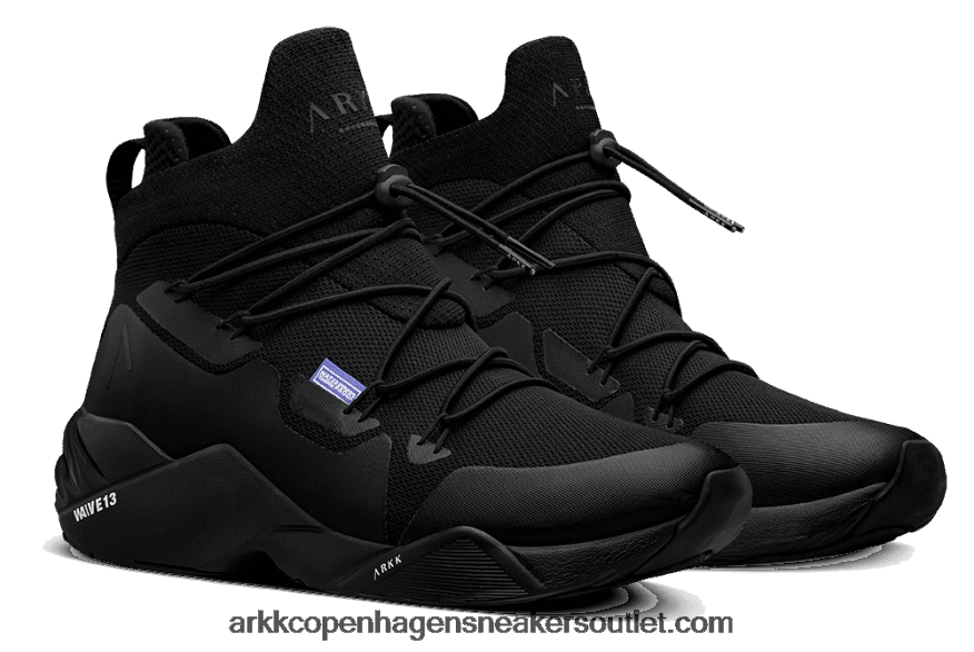 Z8HT4P44 ARKK Copenhagen chrontech mesh hl w13 τριπλό μαύρο άνδρες
