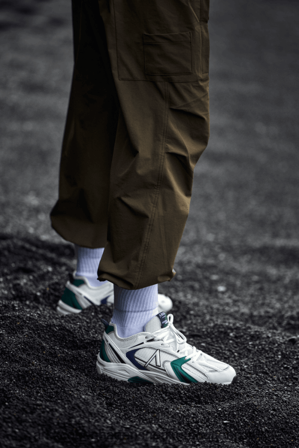 Z8HT4P58 ARKK Copenhagen oserra mesh s-sp λευκό αειθαλές άνδρες