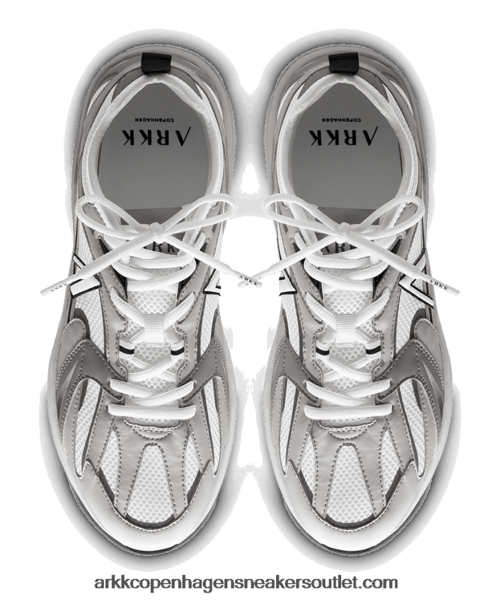 Z8HT4P61 ARKK Copenhagen oserra mesh s-sp λευκό άνεμο γκρι άνδρες